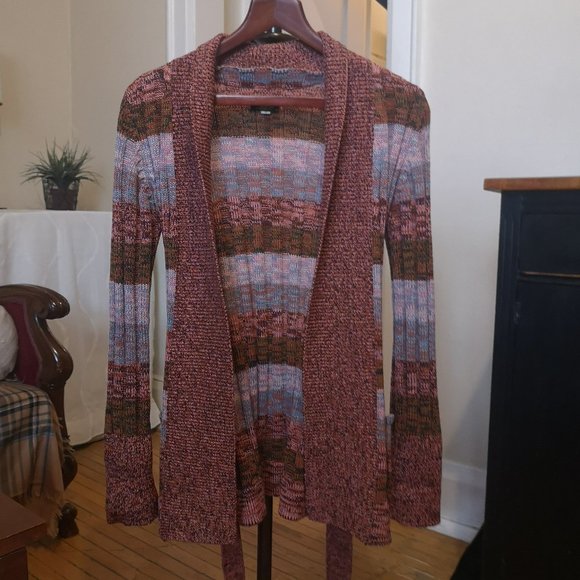 2/$40 Michel Martin open wool sweater / cardigan - Picture 2 of 12